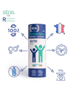 ATOA deodorant baume sans parfum